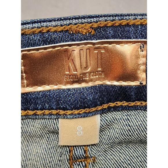 NWT Kut From The Kloth Womens Blue High Rise Ana Fab Ab Flare Jeans Size 8 - Picture 6 of 9